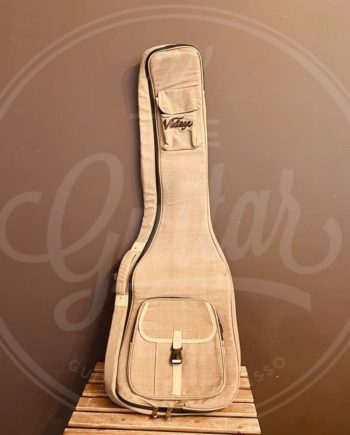 Vintage canvas bass guitar gigbag