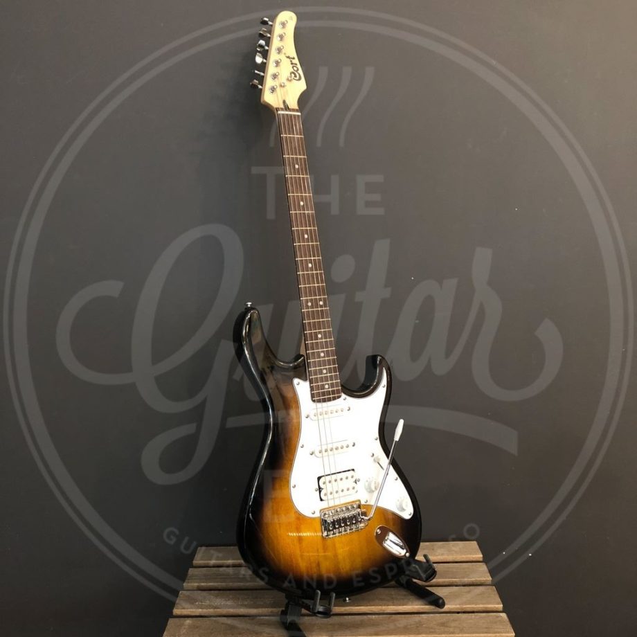 Cort HSS electric guitar 2 tone sunburst