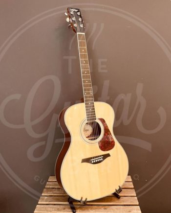 Vintage folk guitar solid top