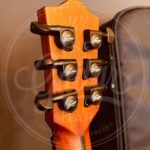 Bromo Bromo Rocky Mountain Series traveller guitar all solid tonewoods, amara ebony fb, natural, with strap and heavy duty bag