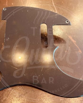 pickguard for Tele, solid shiny black .090”/2,29mm thickness, bevelled edge