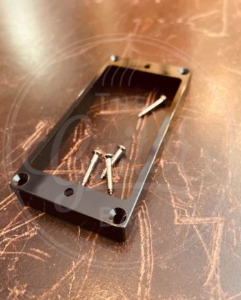 humbucker, plastic, black, height: 10-11,7mm, high, flat