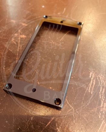Boston humbucker frame, curved bottom slanted top, 5 to 7mm height, black