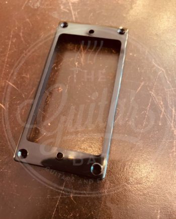 Boston humbucker frame, flat bottom slanted top, 7 to 9mm height, black