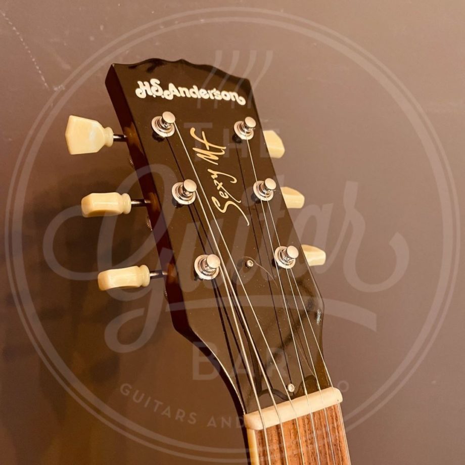 HS Anderson HS ANDERSON Sexy MF Guitar, Pearly Burst Flame AAA