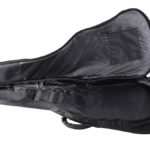Boston gig bag for classic guitar, 10 mm. padding, cordura, 2straps, large pocket, black, 1/2-scale