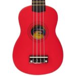 Laka RAINBOW SERIES UKULELE & BAG - RED