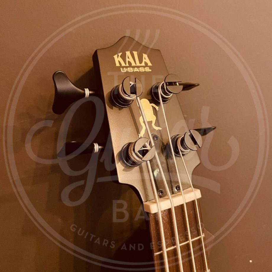 Kala Matte Black Journeyman U-Bass, Fretted W/BAG
