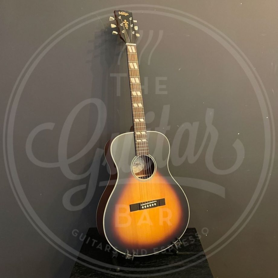 VINTAGE HISTORIC FOLK GUITAR - VINTAGE SUNBURST