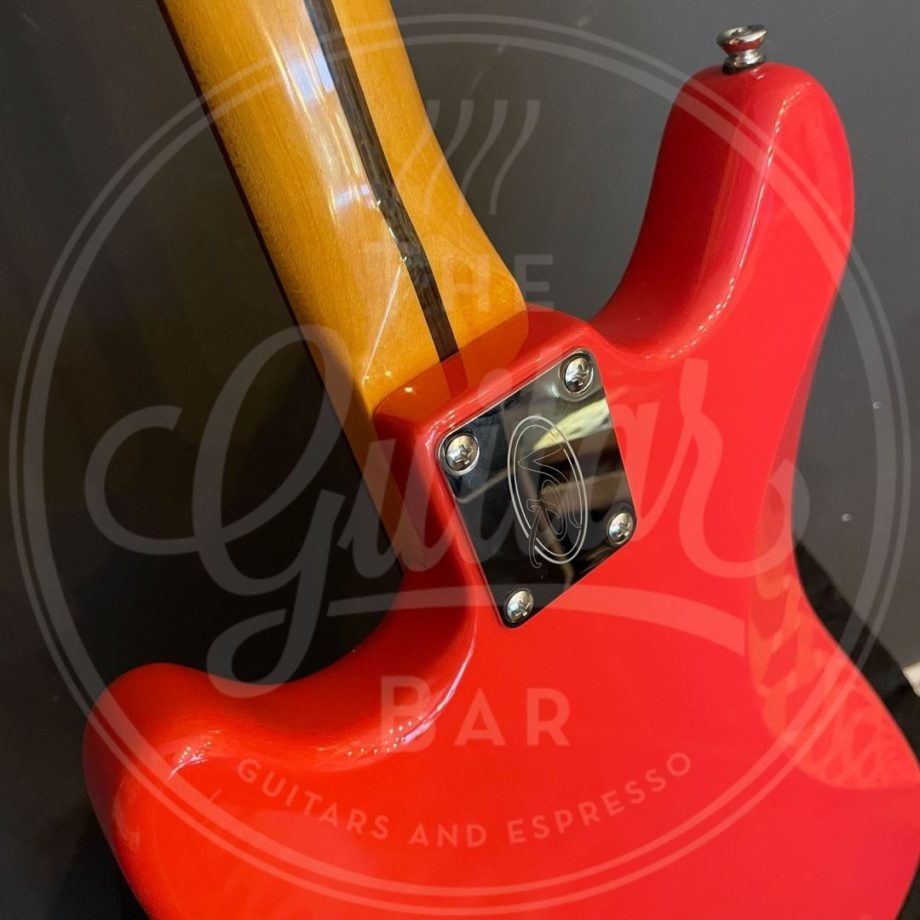 VINTAGE REVO SERIES COLT HS DUO GUITAR - FIRENZA RED