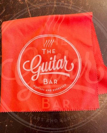 The Guitar Bar microfiber cleaning and polishing cloth