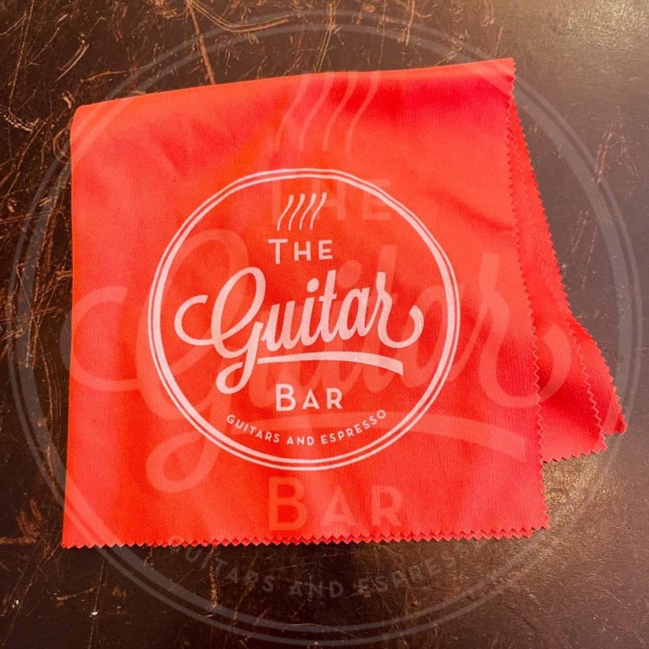 The Guitar Bar microfiber cleaning and polishing cloth