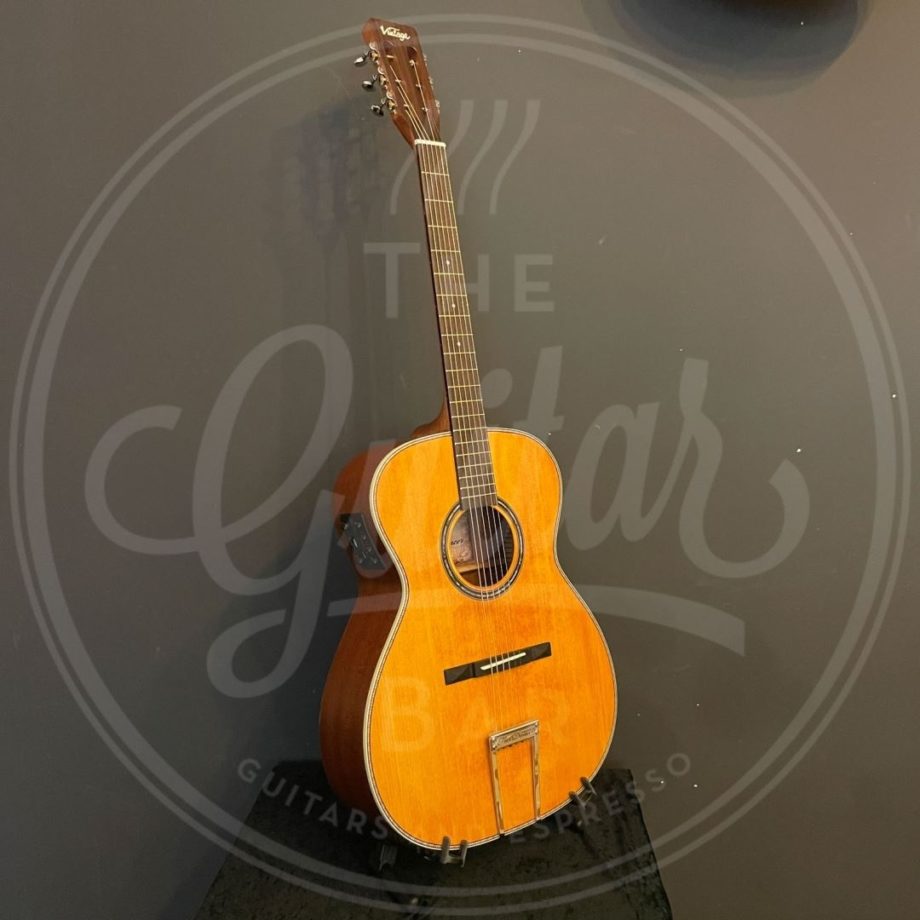 VINTAGE 6 STRING FRET DANCER ELECTRO ACOUSTIC GUITAR