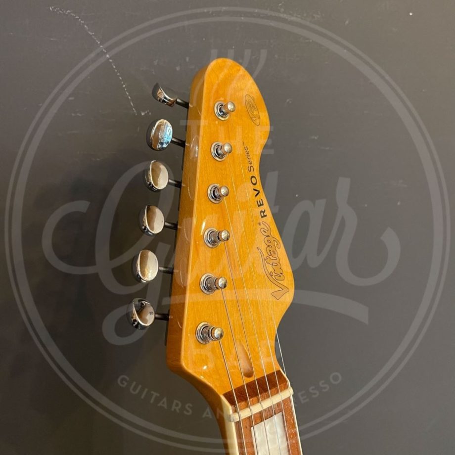 VINTAGE REVO SERIES VISION GUITAR - BOULEVARD BLACK
