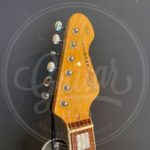 VINTAGE REVO SERIES SURFMASTER 90 GUITAR - METALLIC SILVER