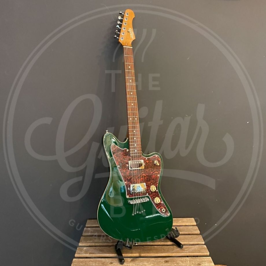 Jet Guitars JJ350 Green HH basswood body, roasted maple fretboard&neck