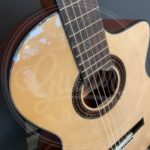 Martinez Standard Series classic guitar, solid spruce top, mahogany b&s, pau ferro fb, Fishman Presys II