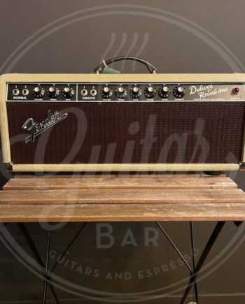 Fender Deluxe Reverb head white tolex