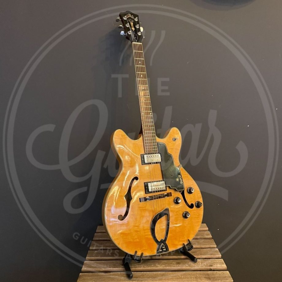 Guild Starfire IV 1964 natural pro refin w. case