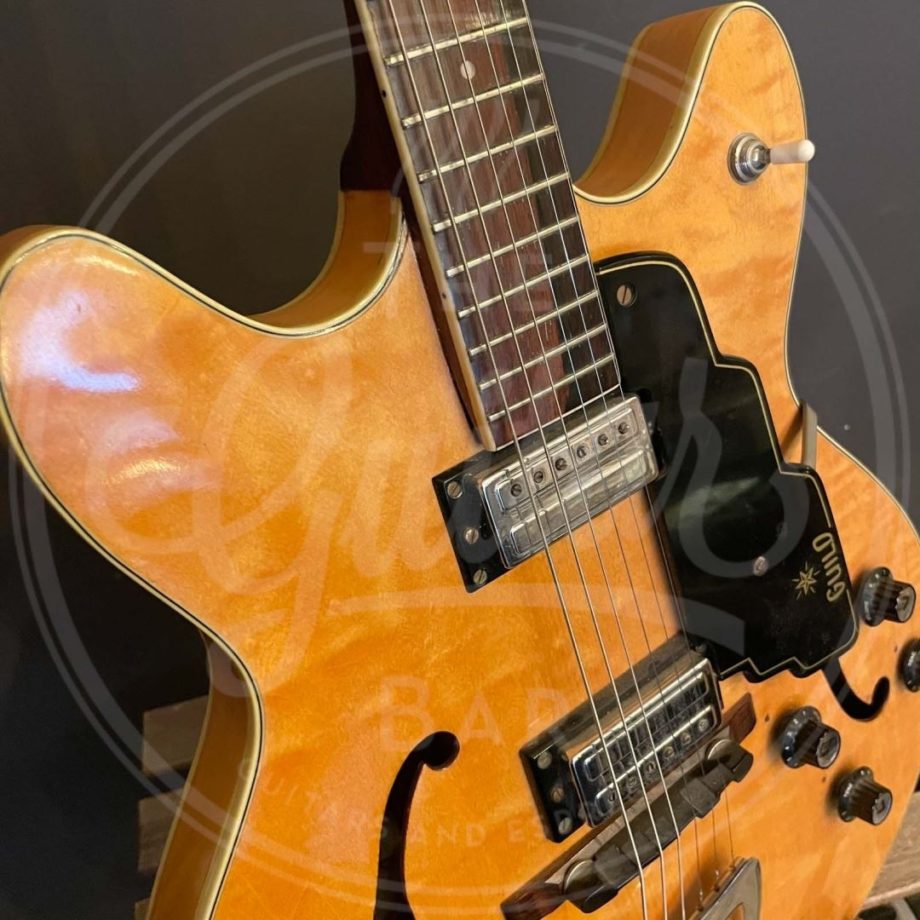 Guild Starfire IV 1964 natural pro refin w. case