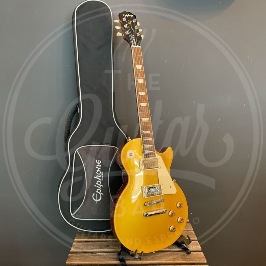 Epiphone Les Paul Standard 50's Goldtop with Epi gig bag