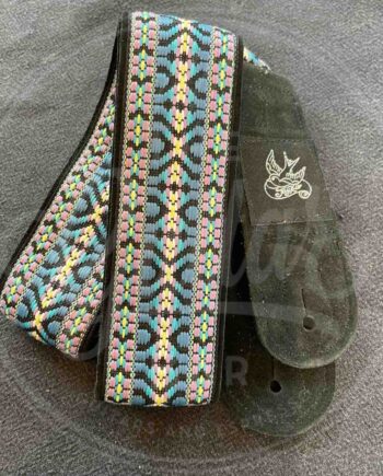 Jaykco BLue and Lavennder Woven o Black