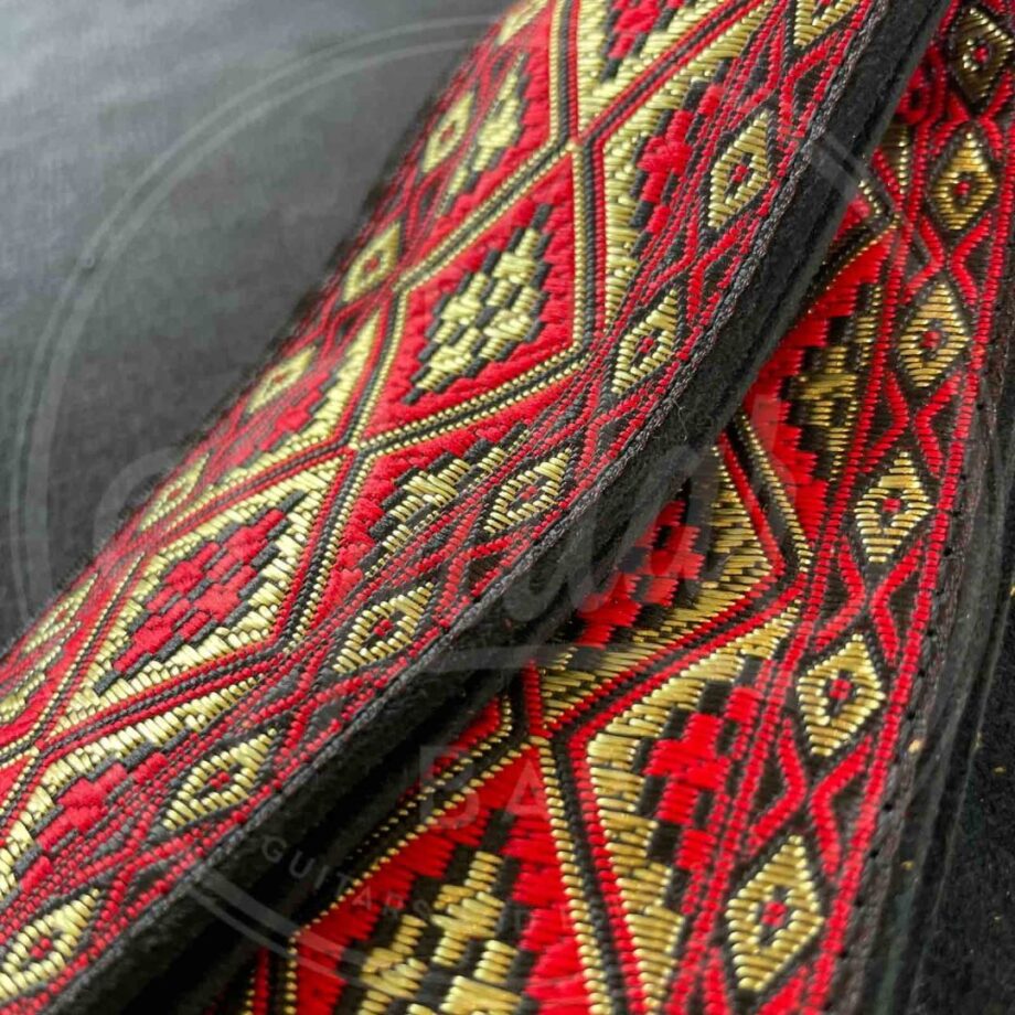 Jaykco Red and Gold Diamond