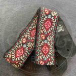 Jaykco Red Flower Woven