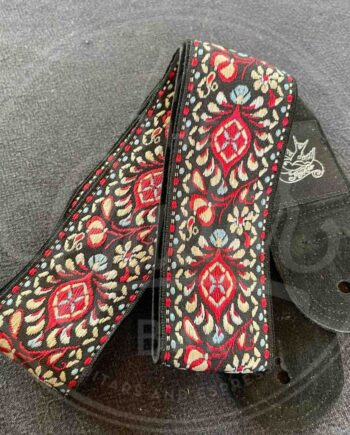 Jaykco Red Flower Woven