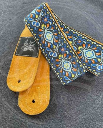 Jaykco Toasty Blue Flower Woven