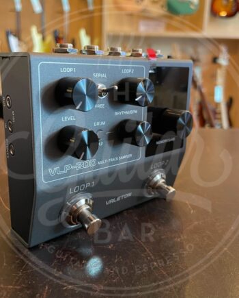 Valeton multi-track (24 bit stereo) looper pedal with drum patterns, 6 hrs recording