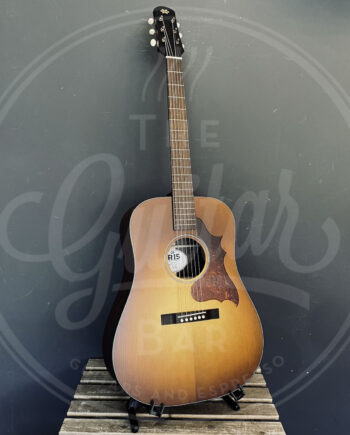 Iris D-WH Iced Tea Burst w/ Tortoise binding, Adirondack Spruce top, Indian Rosewood back/sides, Flower logo and Tortoise pickguard