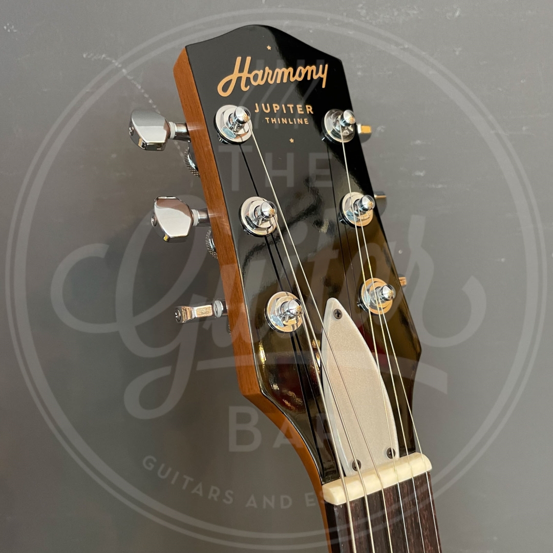 Harmony Factory Special Jupiter Thinline Quilted maple, Trans red