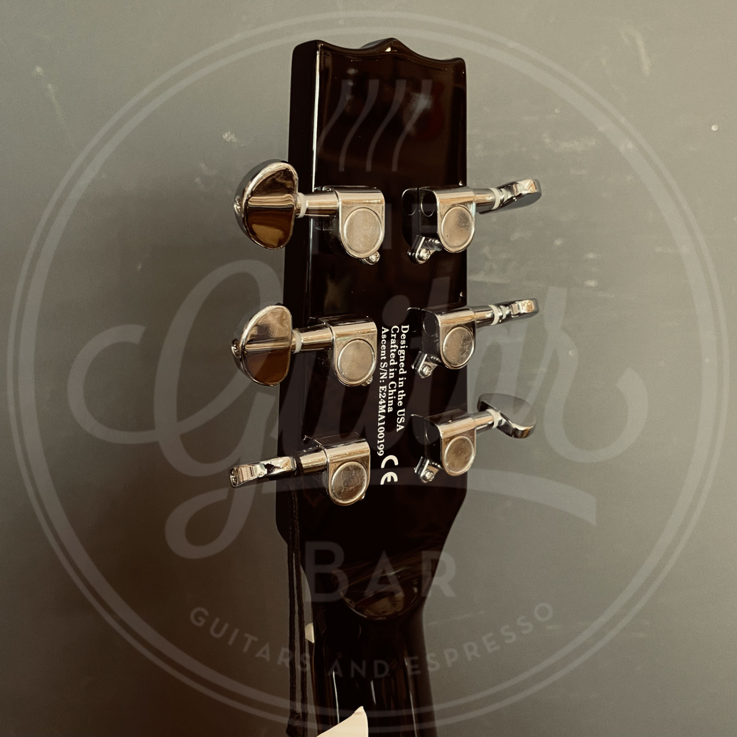 Heritage Ascent H-137 P90, Okoume Singlecut P90s, Black